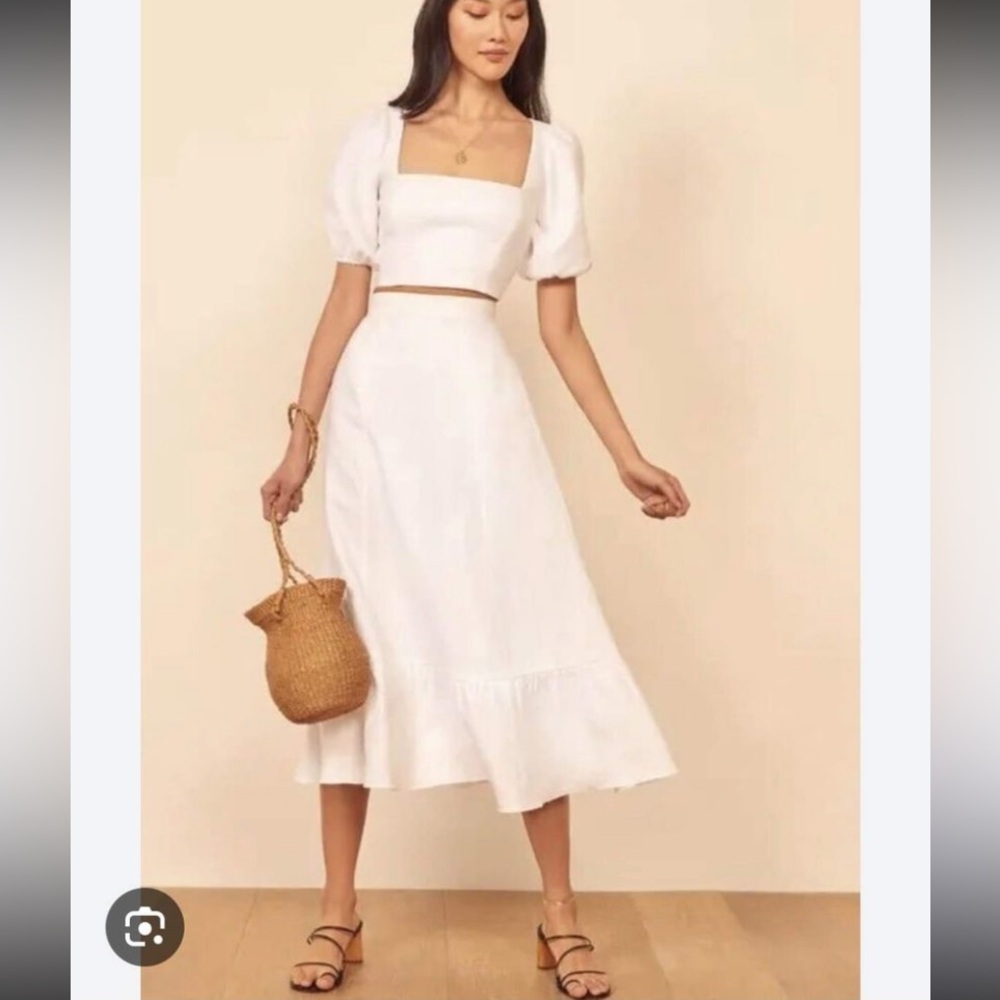 Reformation Yucca Linen two piece